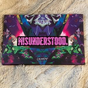 Colourpop Disney Villains Misunderstand palette